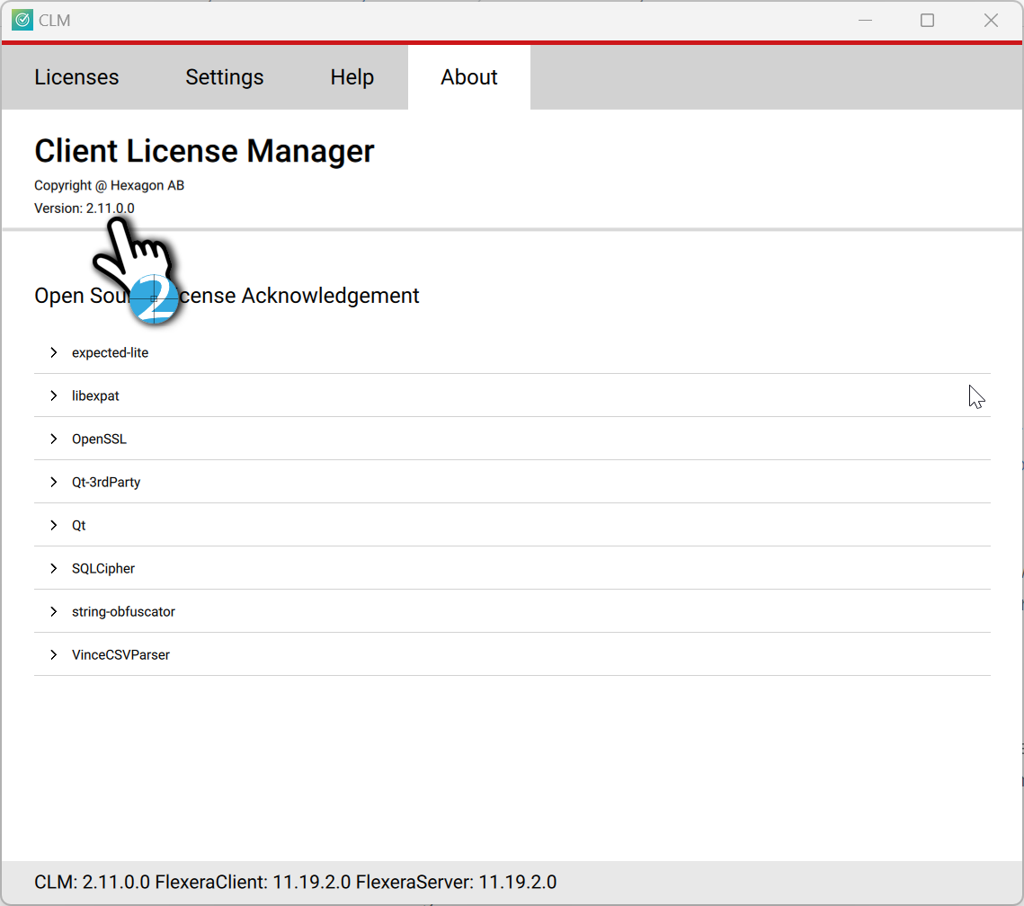 Leica CLM Lizenzmanager Version Scanner2GO.png