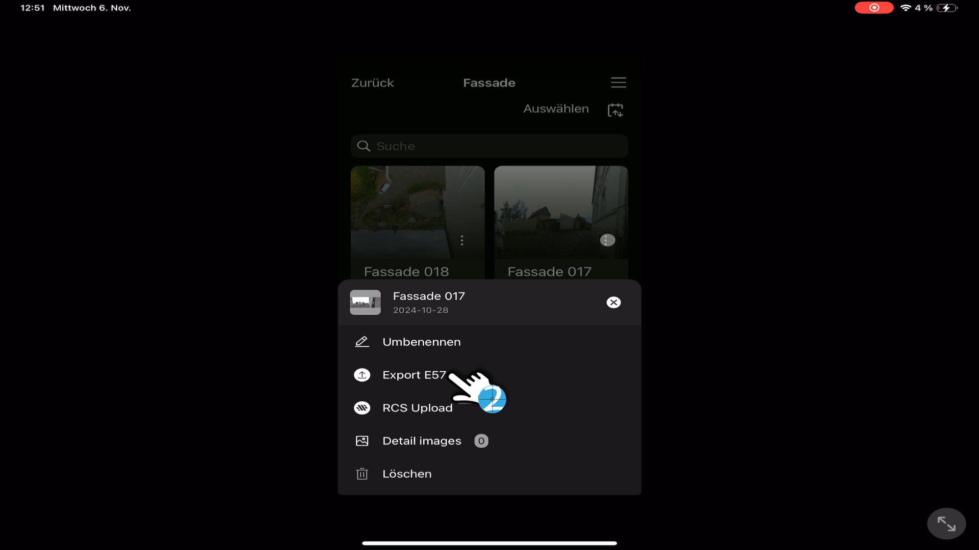 055 - Export Optionen der BLK Live App (Frame 2.png