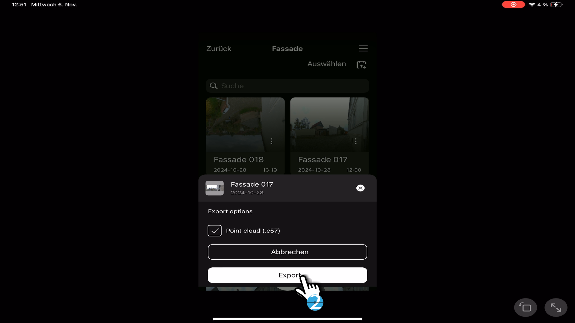 055 - Export Optionen der BLK Live App (Frame 3.png